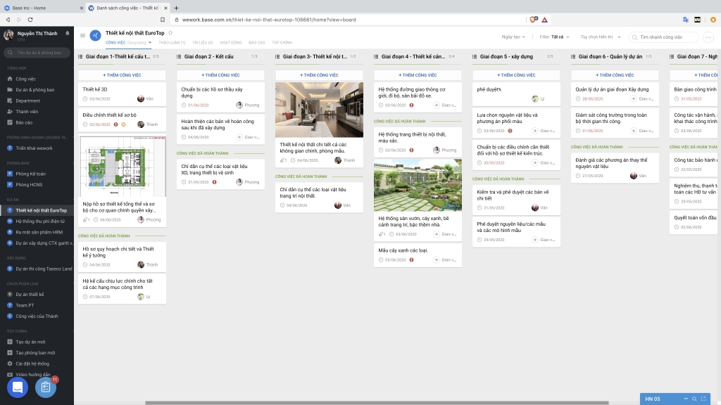 Kanban method in work management
